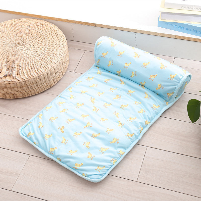 Cool Dog Mat Summer Pet Blanket Cooling Breathable Cat Bed