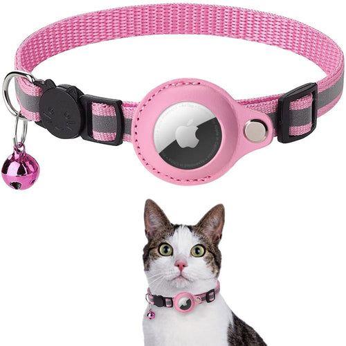 Reflective Airtag Case Collar for Cats and Dogs